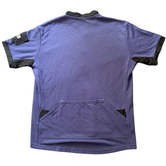 Vintage Zoic USA made Cycling Shirt Purple Back Pocket - Picture 3 of 6